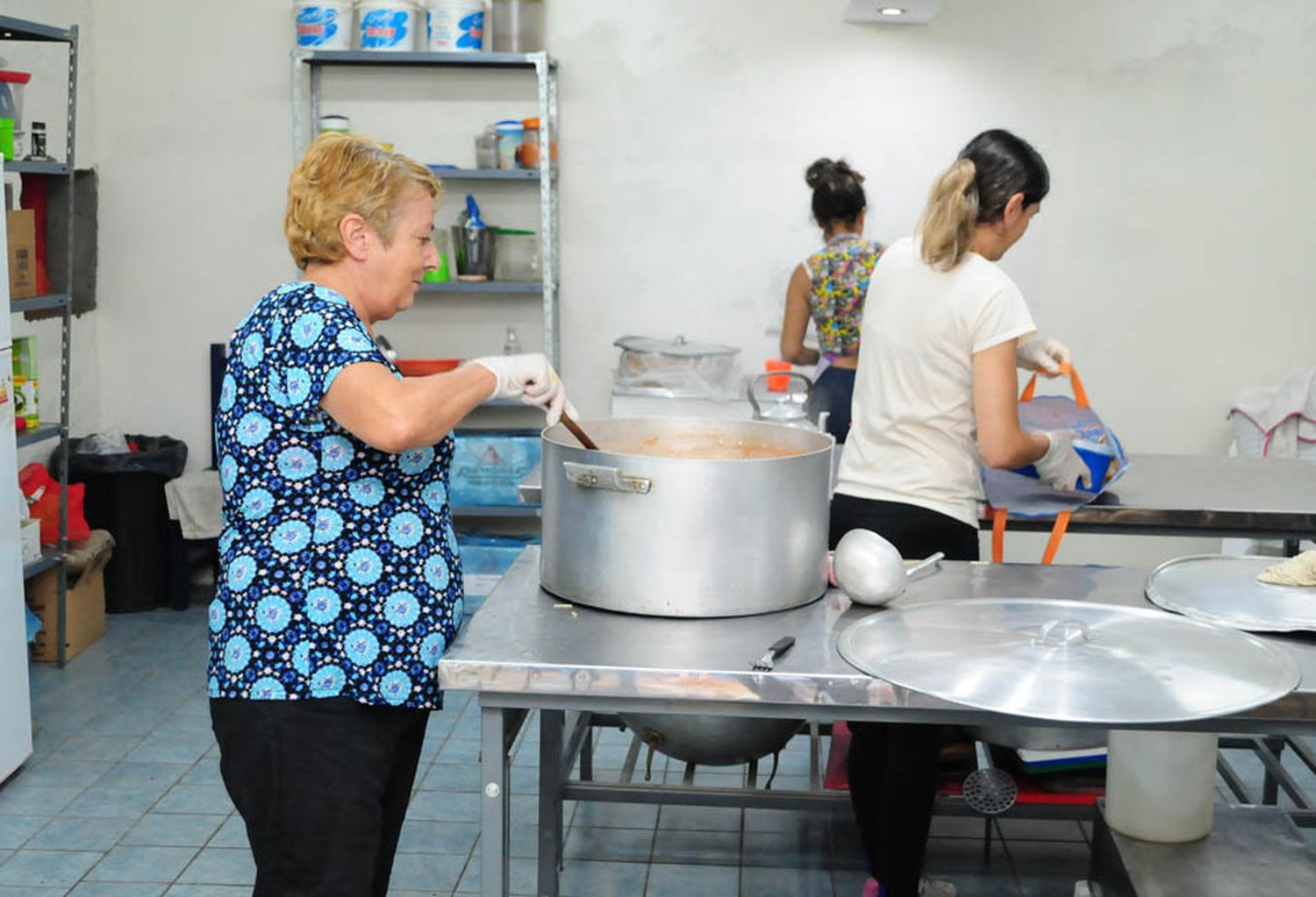 La demanda en el comedor de Cacha se incrementó notablemente