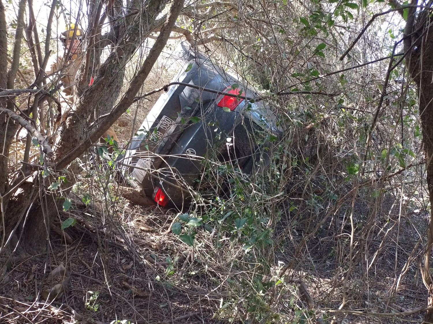 Accidente de tránsito en camino de la ex ruta 14: una mujer y su hija fueron trasladadas al hospital Masvernat