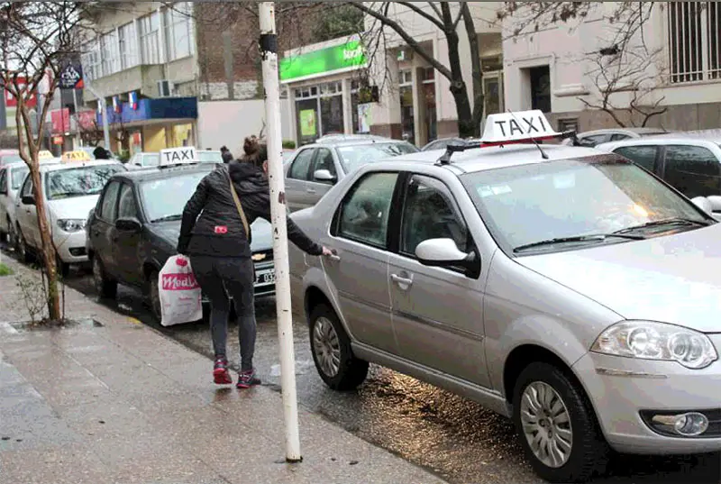 Los taxistas  contra Uber