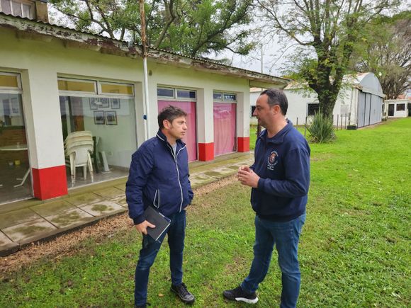 Inundaciones en Provincia: Kicillof recorrió las zonas afectadas