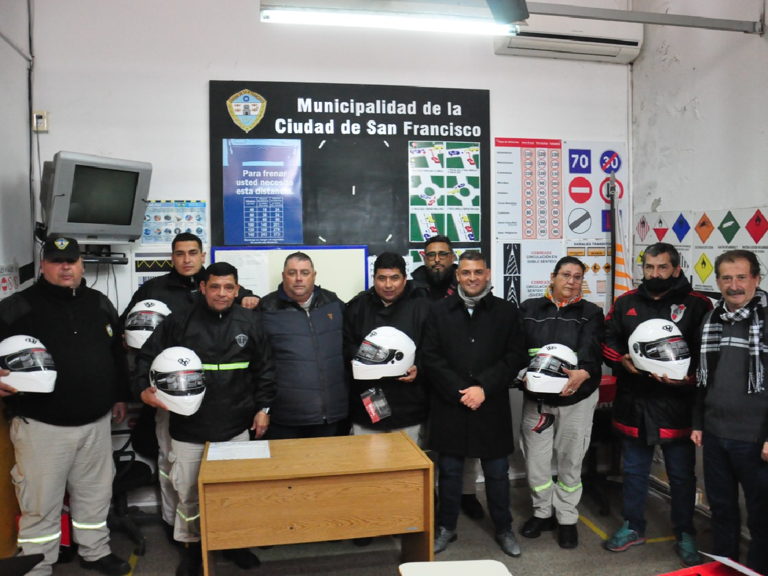 El municipio entregó nuevos materiales de seguridad para Policía Municipal