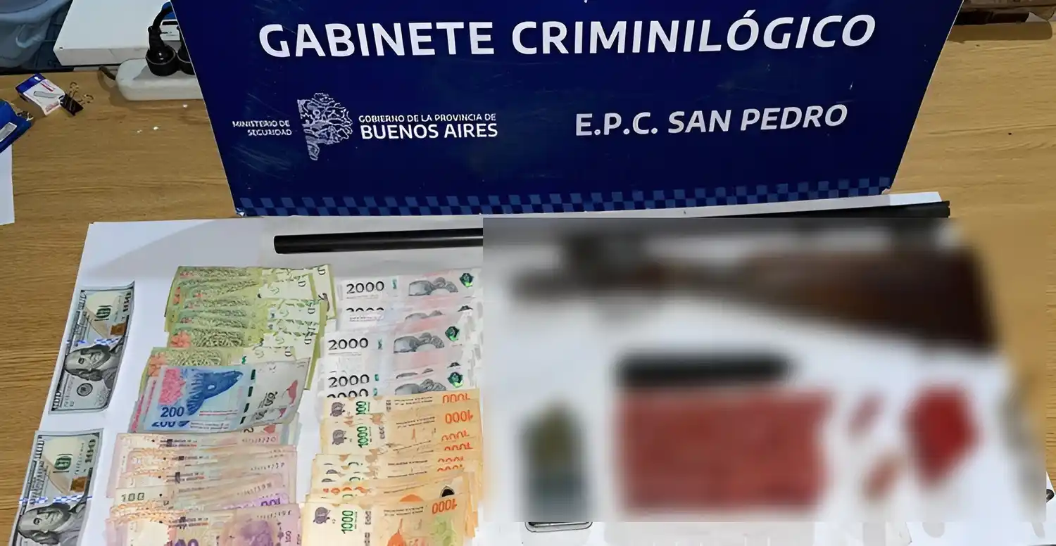 Los elementos secuestrados en Novillo al 300.