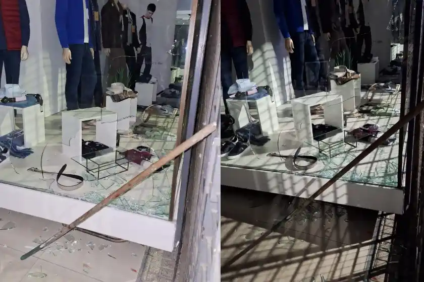 Violentaron la vidriera de un local de ropa para robar: hay un detenido