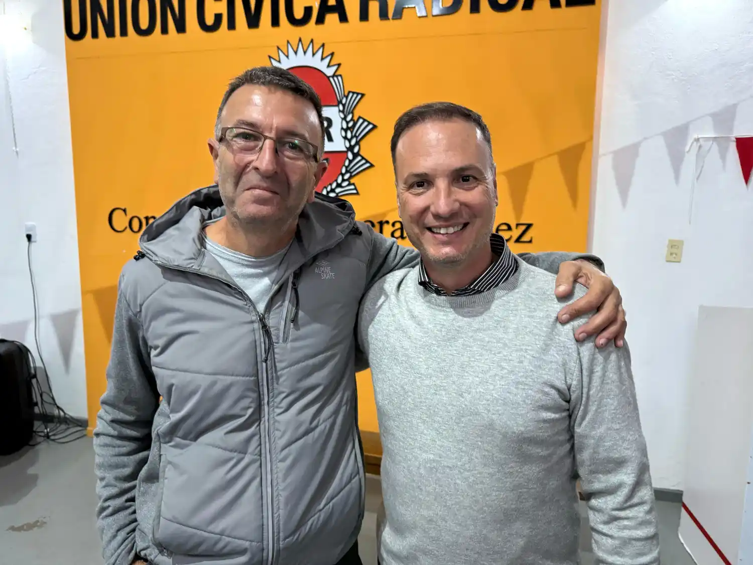 Coincidir desde hace años. Ariel Caram y Lisandro Enrico