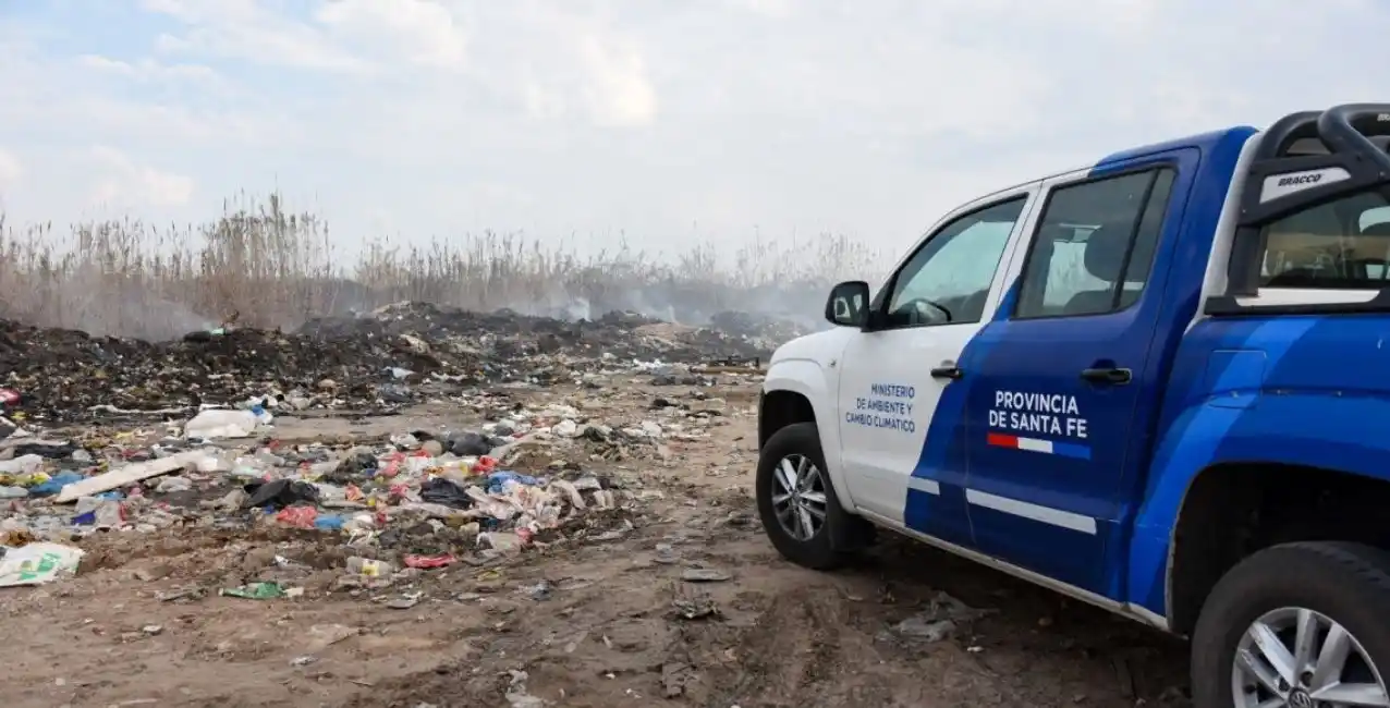 La provincia intervino el basural a cielo abierto de Coronda
