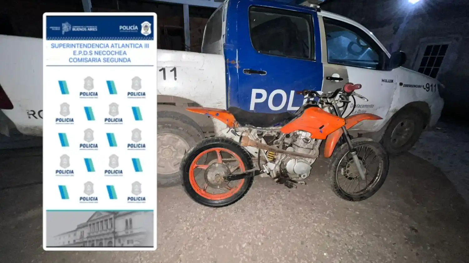 Recuperan moto con pedido de secuestro