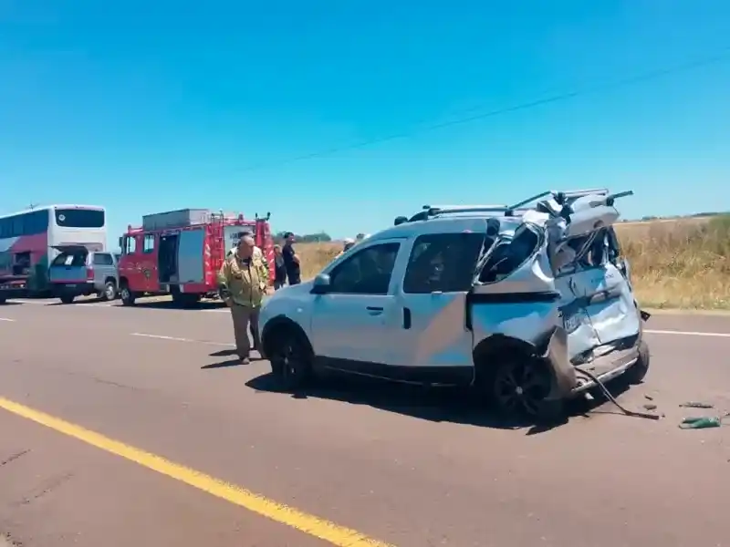 Ruta 14: grave accidente en la zona de Gualeguaychú dejó una mujer con lesiones de consideración