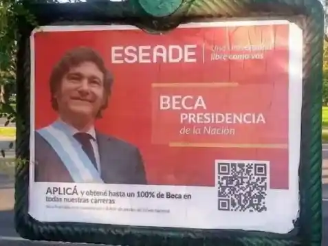 Nueva polémica: Milei promociona una beca de una universidad privada vinculada a Alberto Benegas Lynch