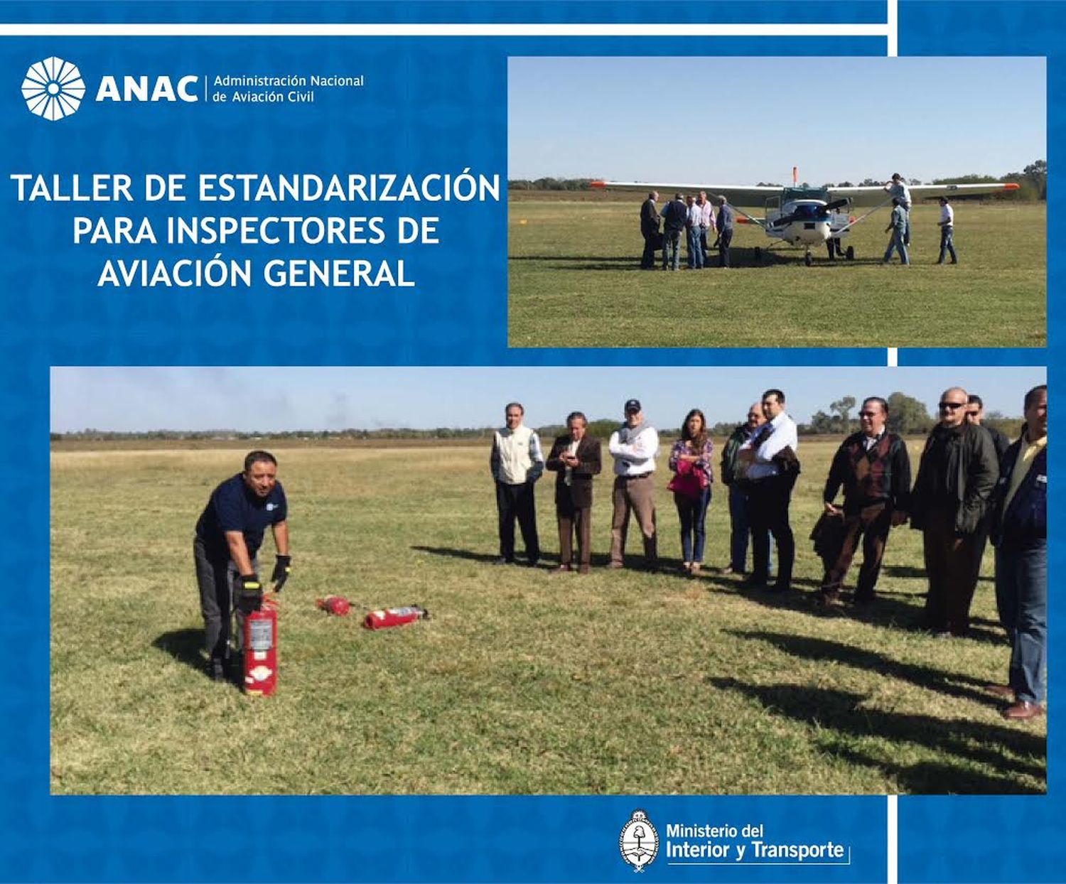La ANAC realizó un Taller de Estandarización para Inspectores de Aviación General