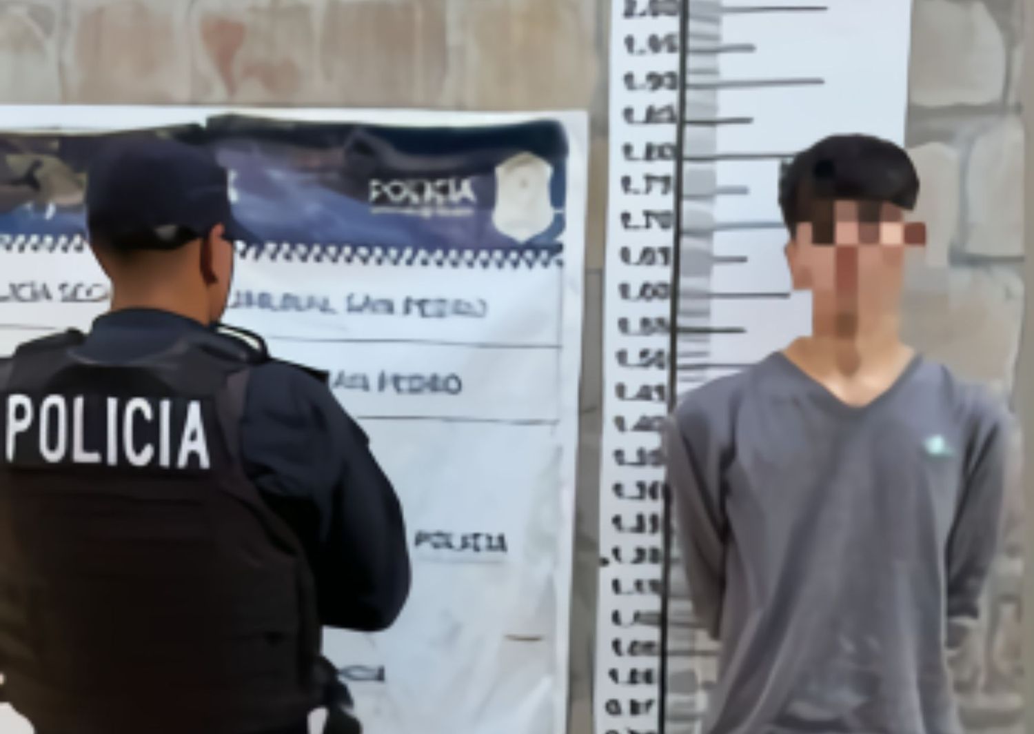 El joven fue trasladado a la Comisaría local.