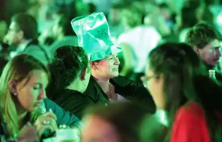Un multitudinario festejo de San Patricio se vivió en la Estación Belgrano