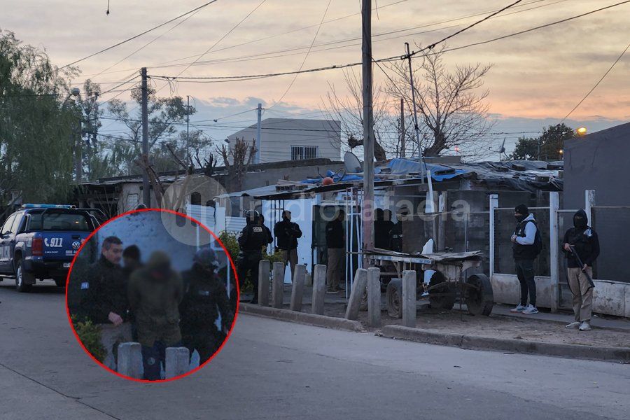 Importante despliegue policial: tres allanamientos y un aprehendido en el Norte de la ciudad