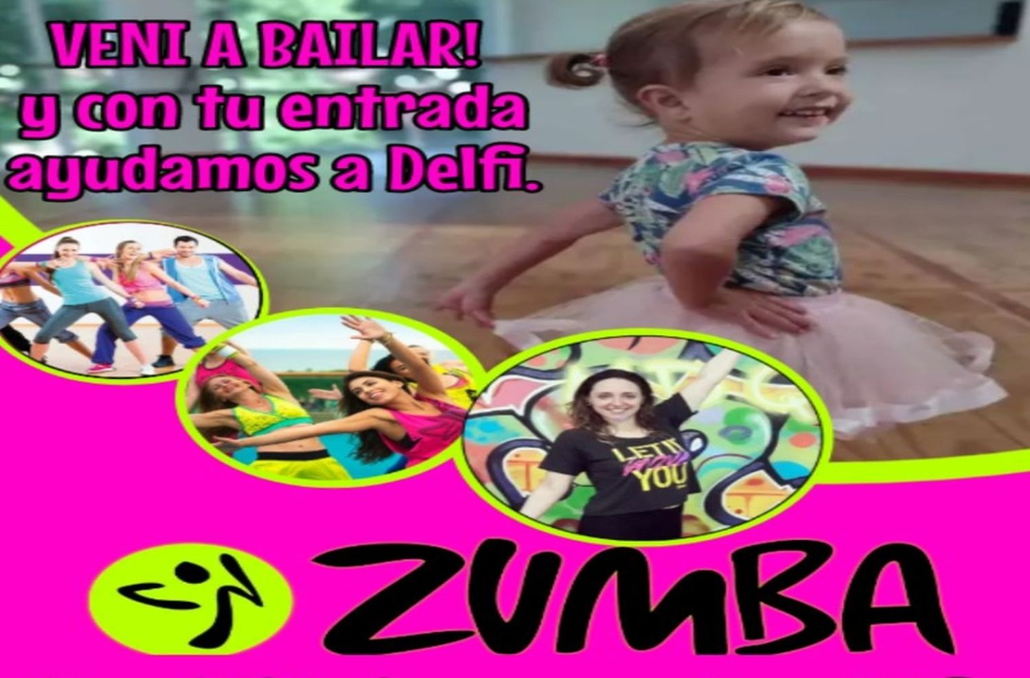 Zumba solidario para ayudar a Delfina