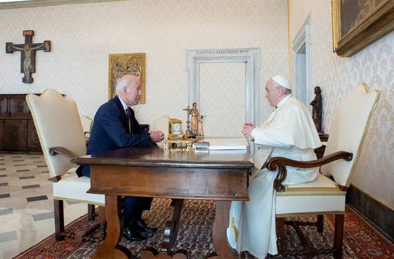 Reunión cumbre: el Papa Francisco recibió a Joe Biden