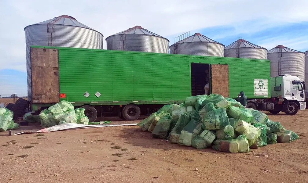 Se recibieron unos 4500 envases fitosanitarios en Juan N. Fernández