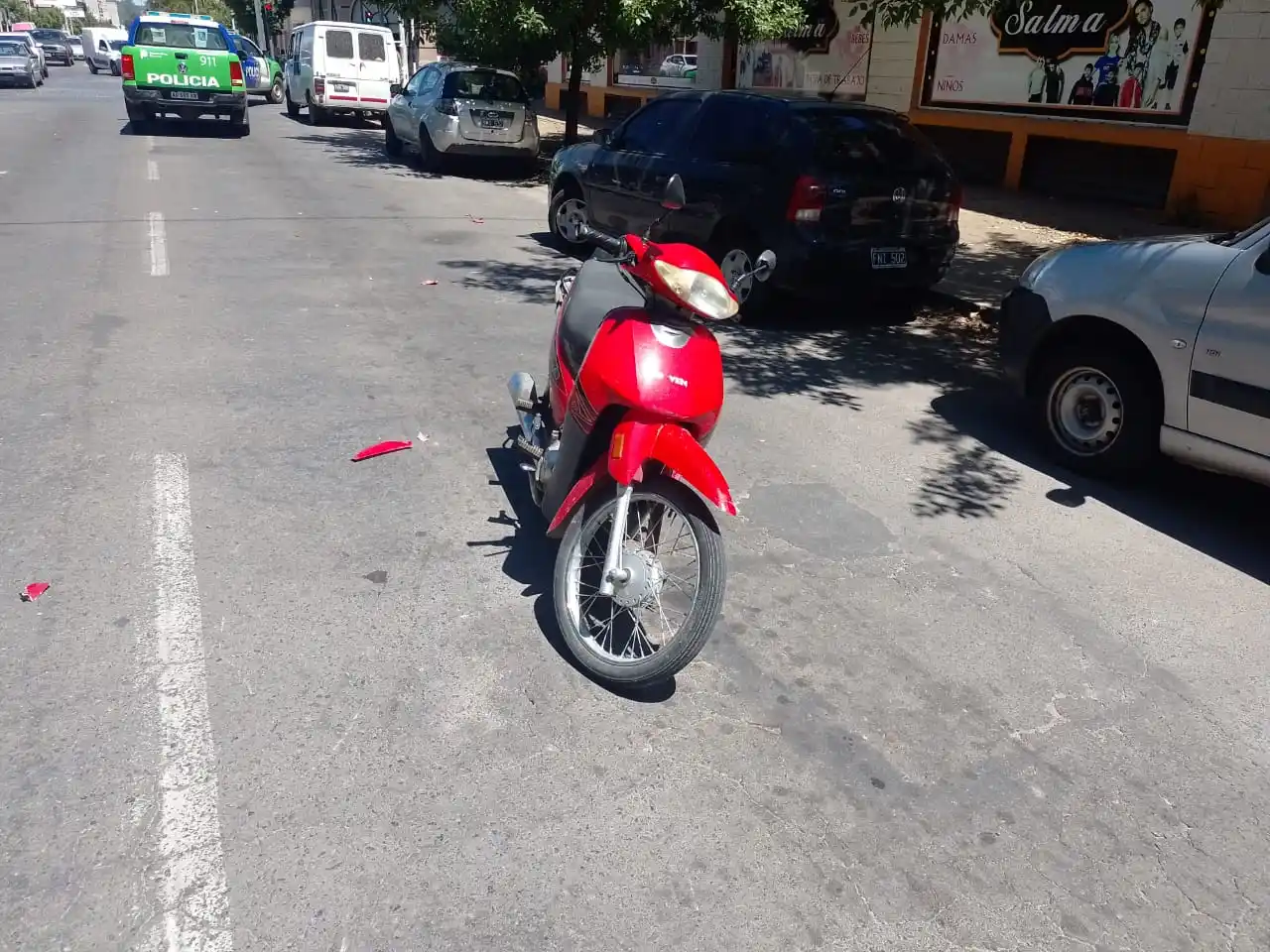 Dos mujeres sufrieron traumatismos múltiples superficiales tras un accidente en Marconi y Colón