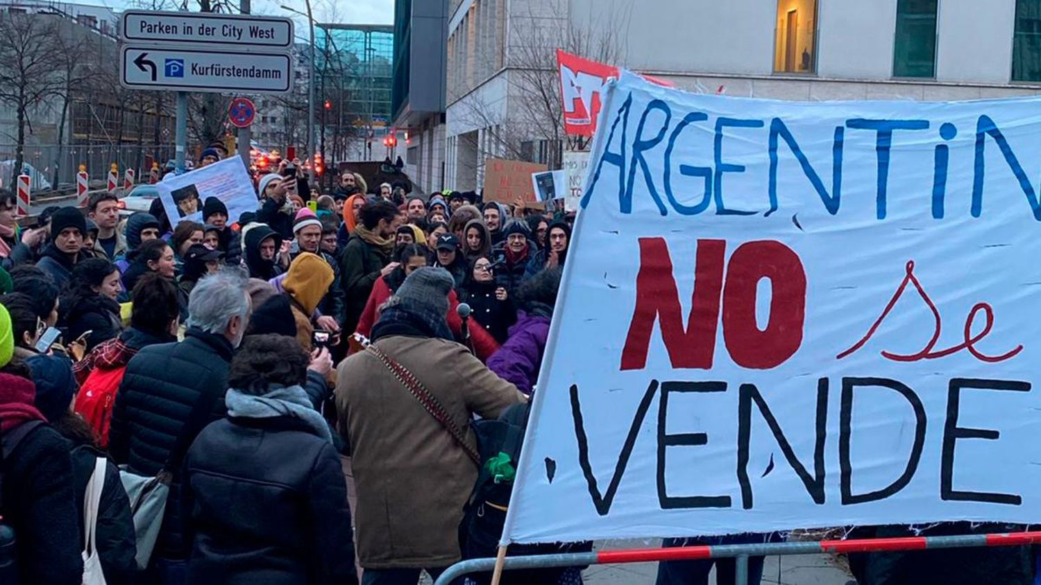 Asamblea en Solidaridad con Argentina de Berlín.