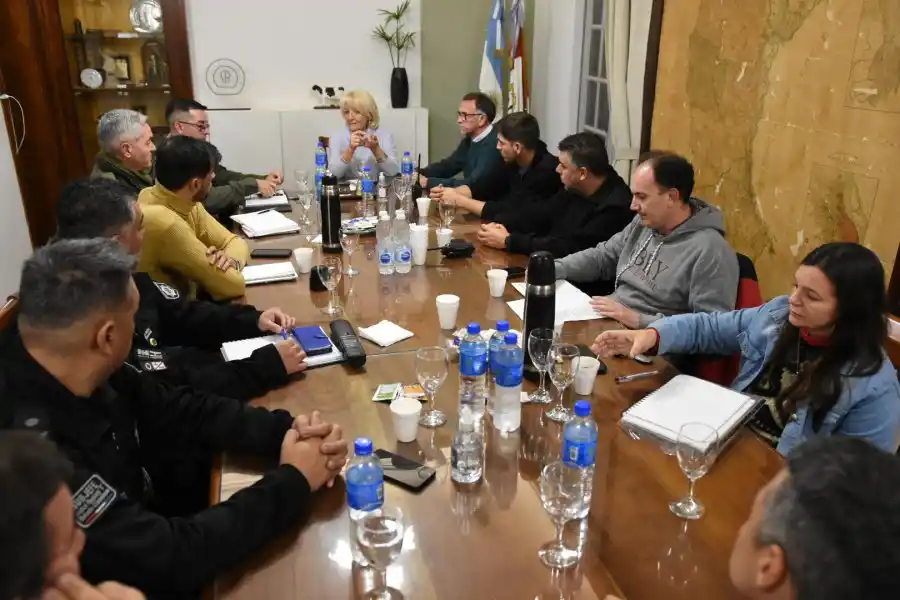 Se reunió la Mesa de Seguridad en la Sociedad Rural