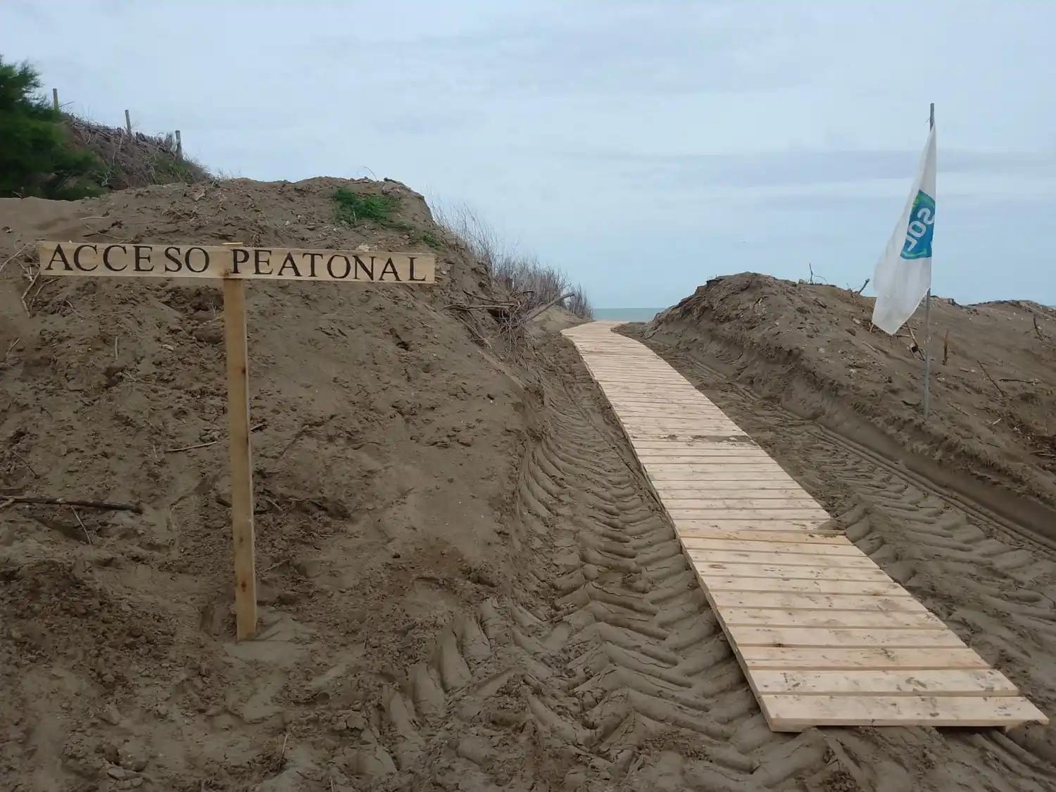 Realizaron acondicionamientos en Claromecó para este fin de semana festivo