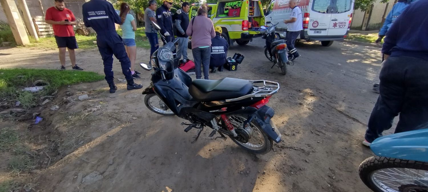 El tuvo lugar en calle Pinto Lucero, entre Antártida Argentina y Derqui. Foto: Bomberos Voluntarios