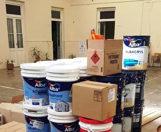 El Consejo Escolar recibió pintura para efectuar mejoras en escuelas