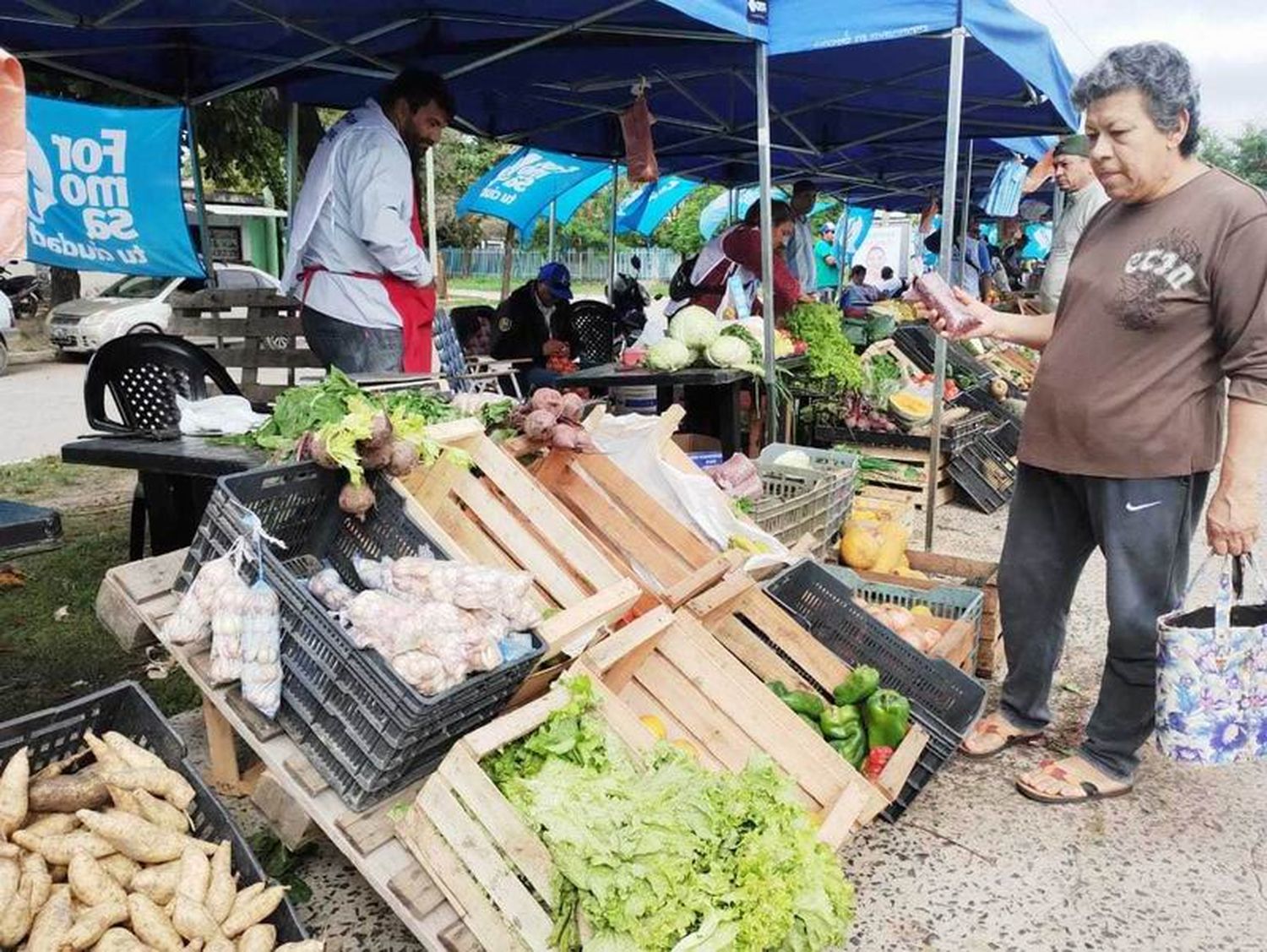 Productos frutihortícolas, pescados de 
mar y carne de cerdo, a precios populares