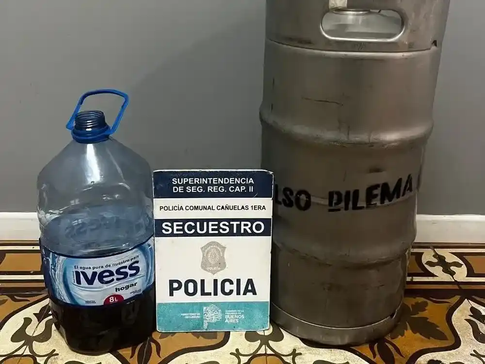 Cañuelas: robaron un barril de cerveza, se emborracharon y terminaron detenidos