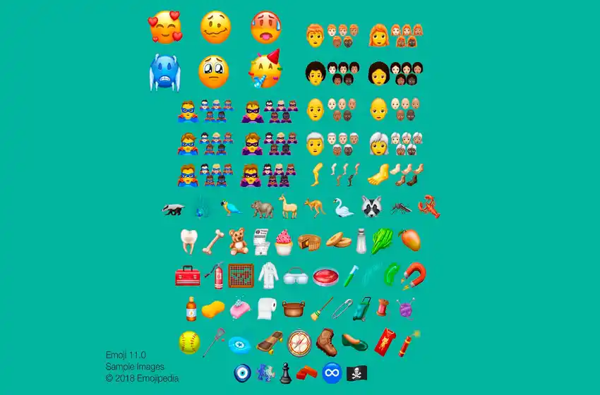 Los nuevos emojis que se podrán utilizar en los celulares