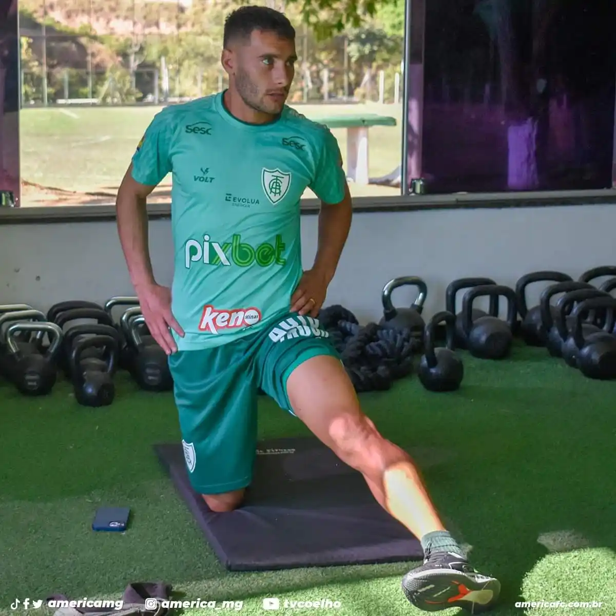 Emmanuel Martínez, uno de los tandilenses en el Brasileirao.