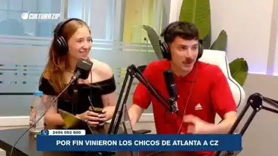 Gastón Barbosa y Agustina Barreto, integrantes del equipo