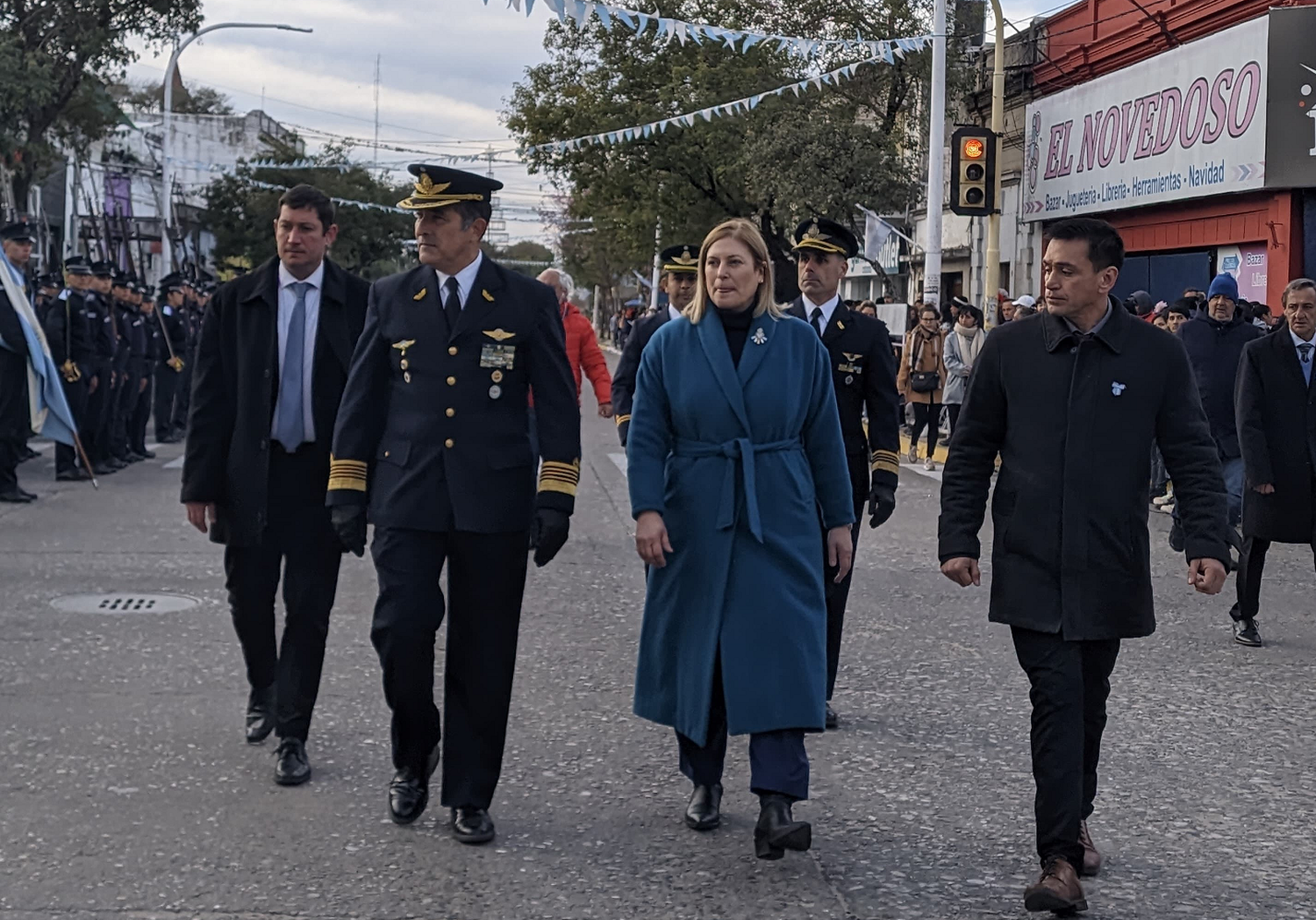 Scaglia agradeció a las autoridades municipales por invitarla a formar parte de este evento tan sentido.