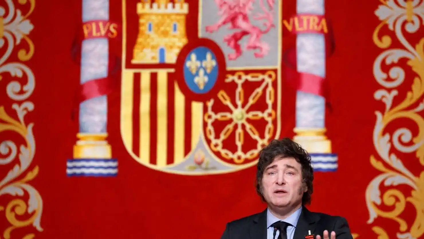 Milei viajó a España para cumplir una agenda personal.