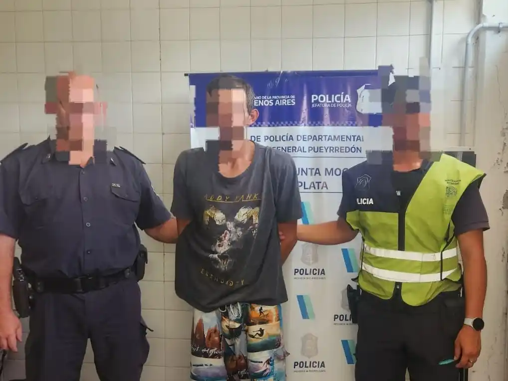 El sujeto tenía un importante prontuario por varios delitos.