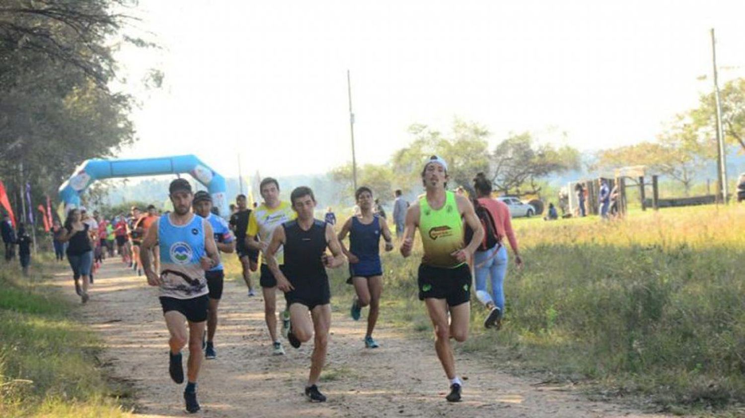 Coronavirus: se realizó una carrera en medio de la pandemia