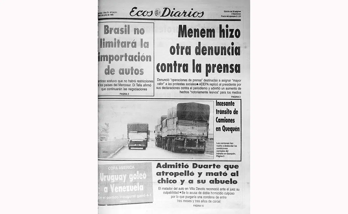 Jueves 6 de julio de 1995
