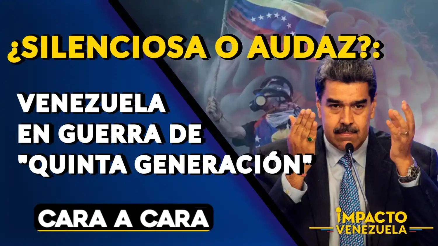 ¿SILENCIOSA O AUDAZ?: Venezuela en GUERRA de «quinta generación» – VIDEO