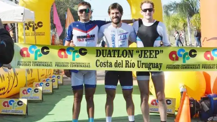 Matías Gómez y Judith Marsilli ganaron el Circuito de Duatlón en Chajarí