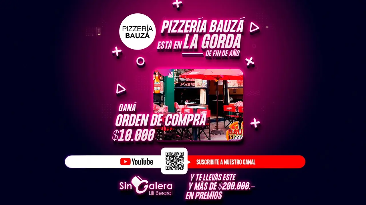 La orden de compra en Pizzería Bauzá está en La Gorda