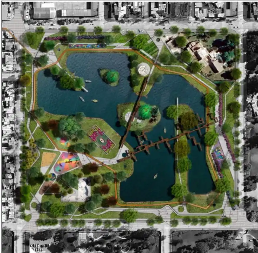 Así se proyecta el nuevo Parque Cincuentenario.