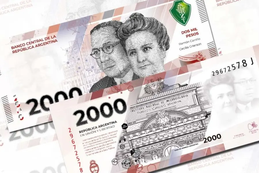 Se suspende la emisión de billetes de $ 2.000