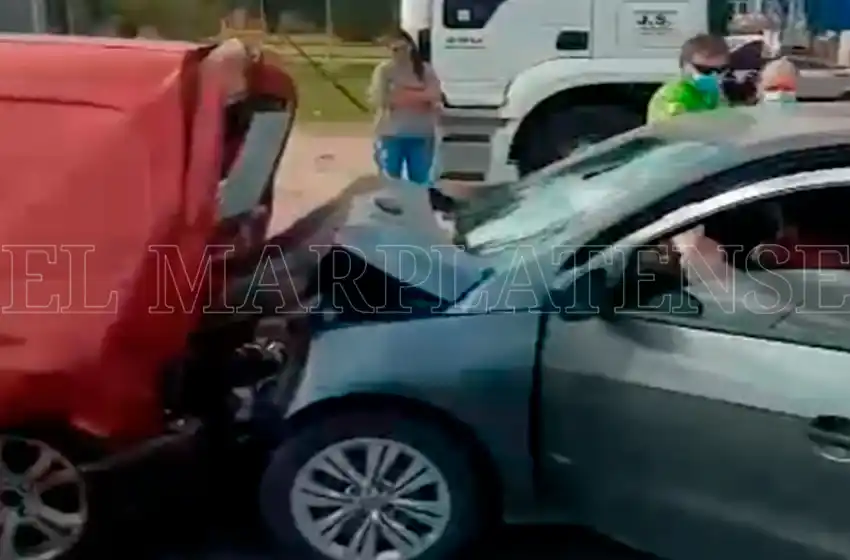 Choque matutino: el caos de la hora pico