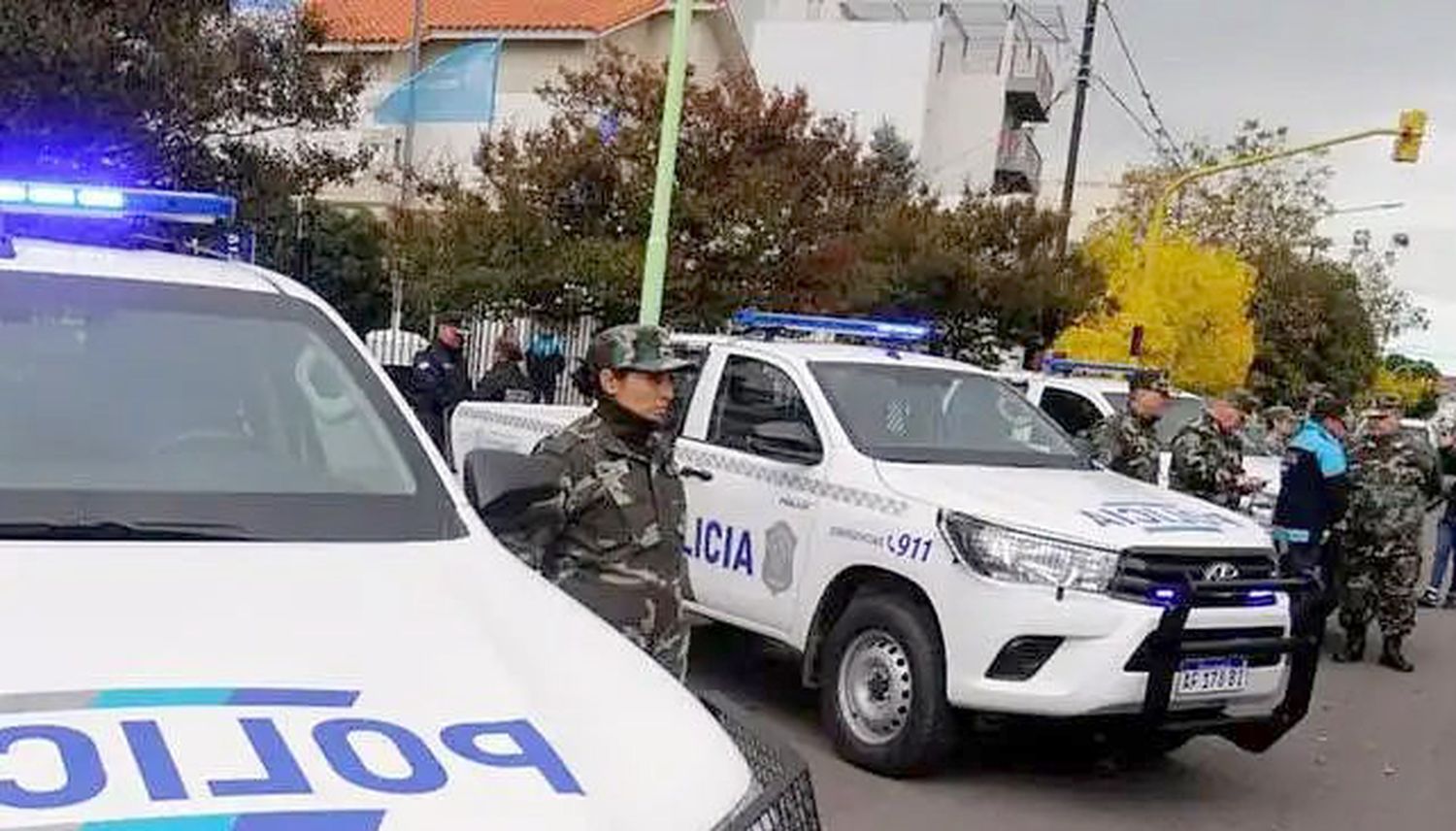 Mayor presencia. Llegaron 45 policías a Tandil