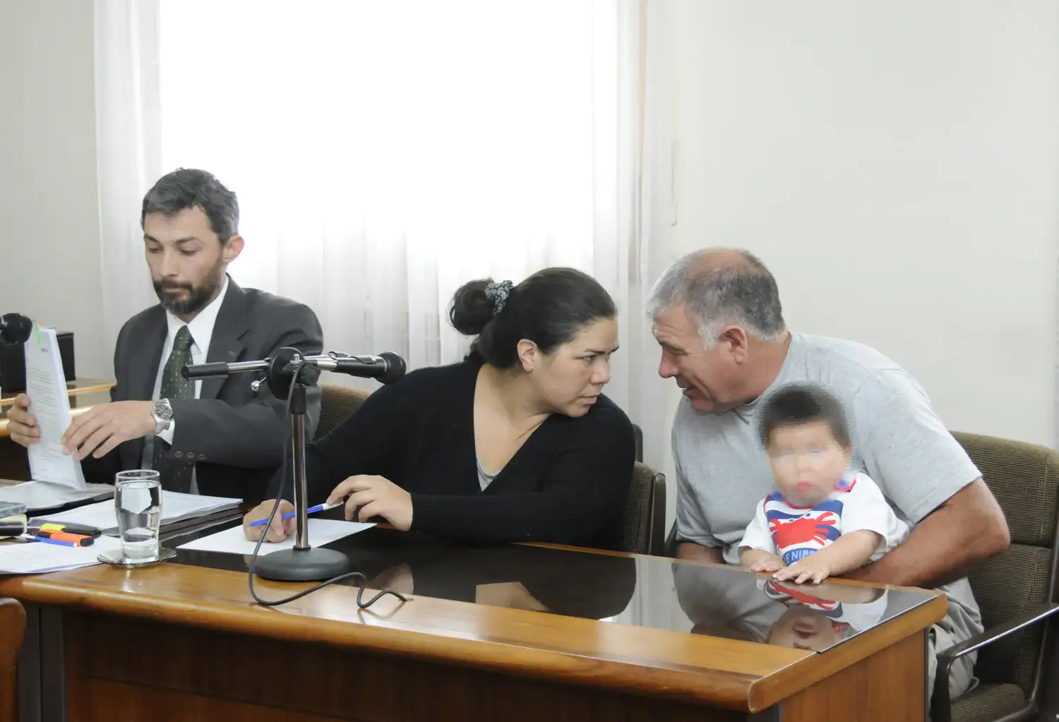 El abogado Ariel Pellegrino otra vez representando a los acusados Altamirano y Lezica, quienes afrontarán un nuevo juicio.