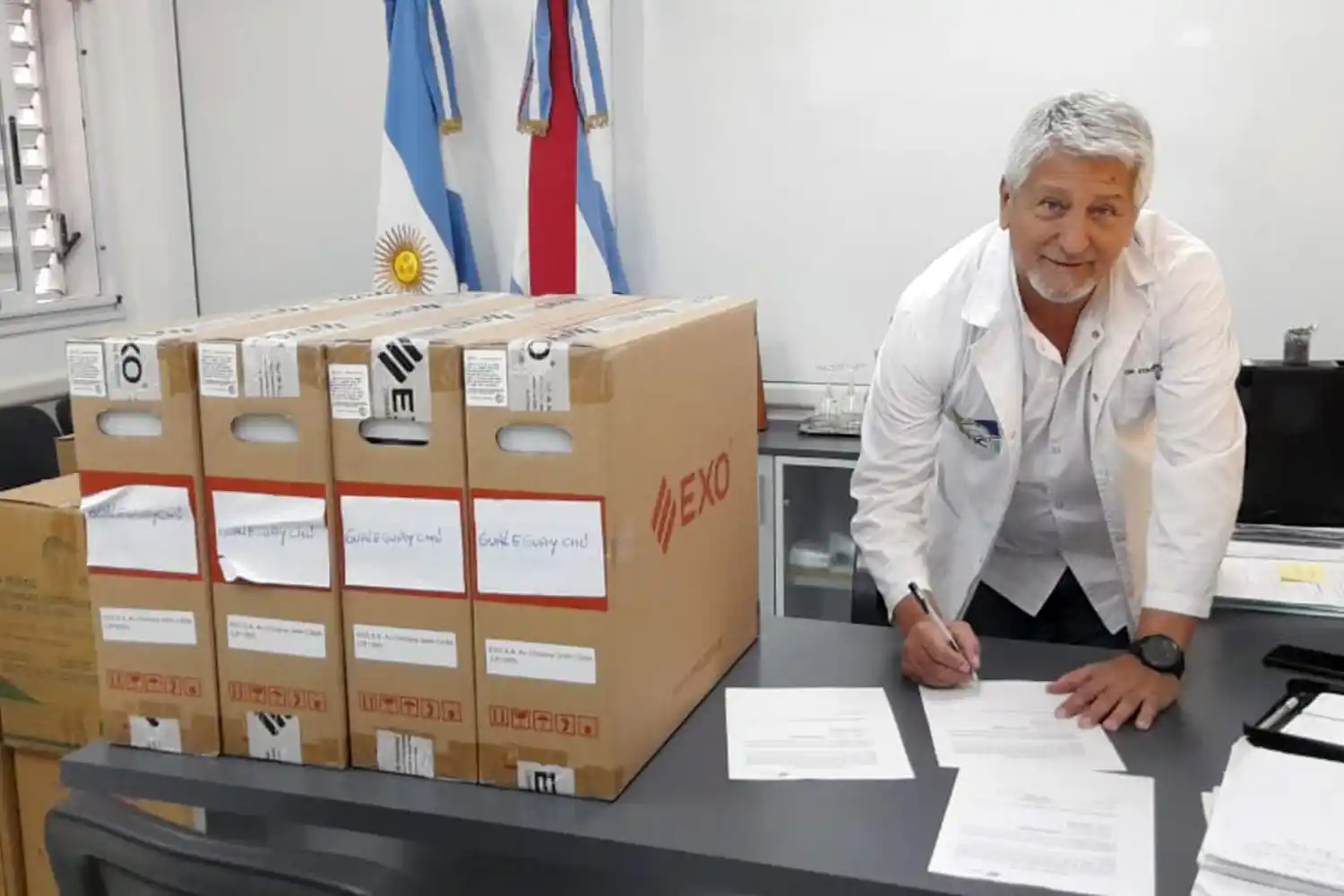 El Hospital Centenario recibió 4 nuevas computadoras