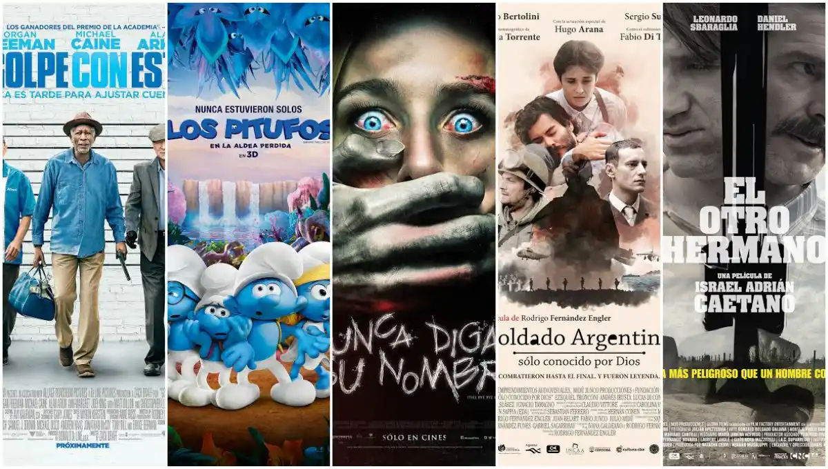 Cinco estrenos renuevan la cartelera