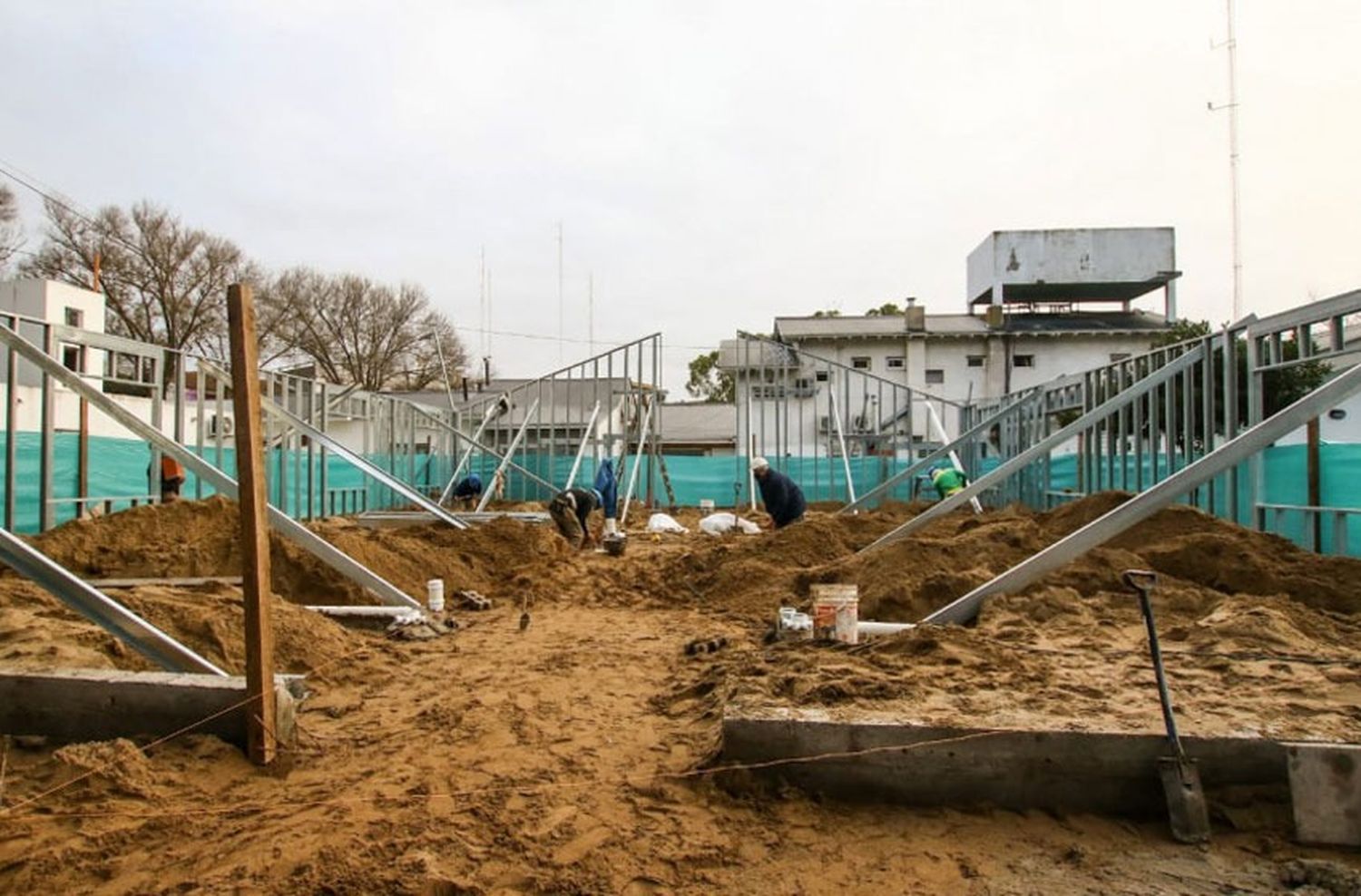 Avanza en Pinamar la obra del pabellón sanitario y futuro espacio de Maternidad