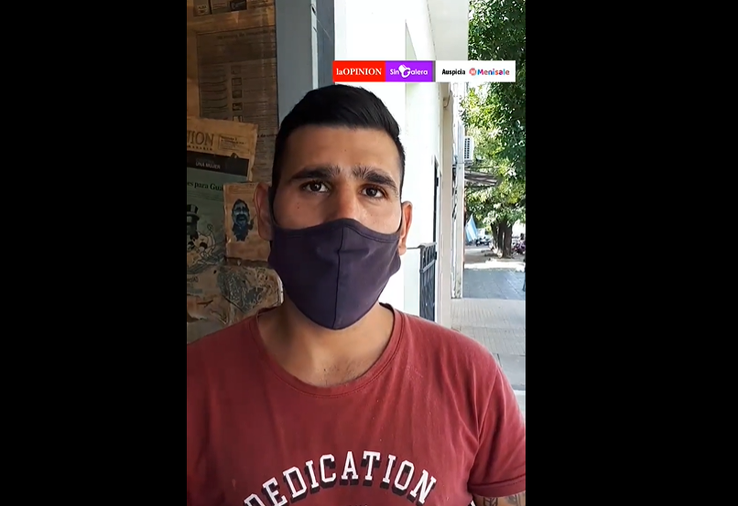 Panchero pide que lo autoricen a trabajar en el centro