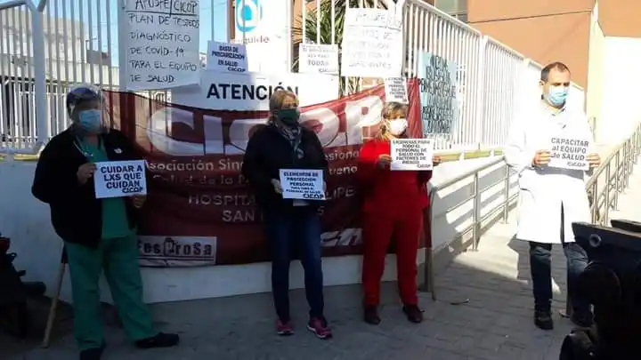 Paro de médicos de Cicop en toda la Provincia de Buenos Aires