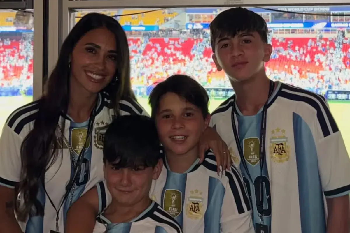Por qué Thiago Messi no estuvo con su familia en el partido de Argentina ante Jordania