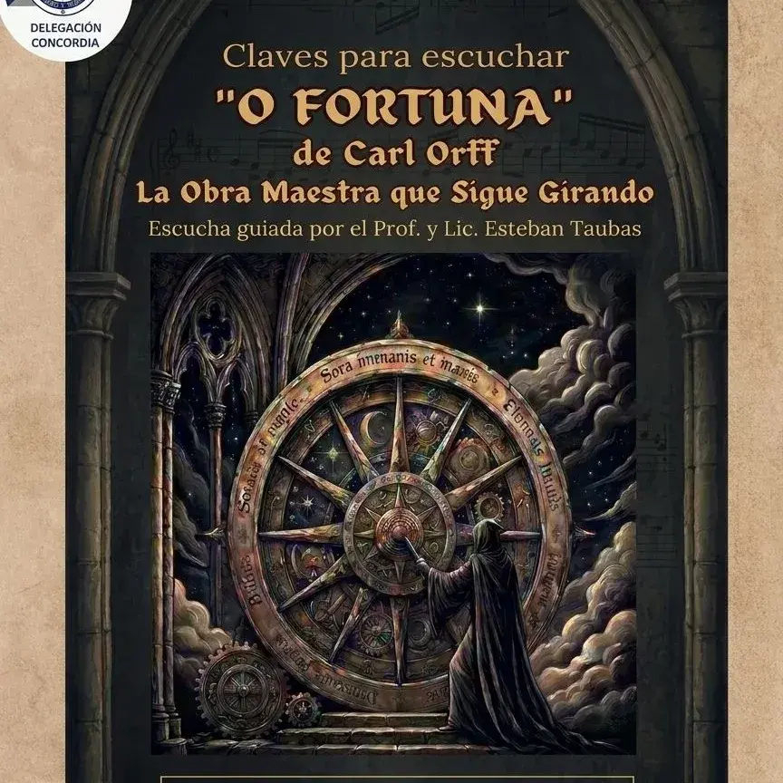 Invitan a una escucha guiada sobre "O Fortuna", la emblemática obra de Carl Orff en Concordia